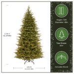 7.5 ft. Pre-Lit Nordic Spruce Slim Tree with Clear Lights, Plug-In - Image 3