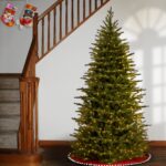 7.5 ft. Pre-Lit Nordic Spruce Slim Tree with Dual Color LED Lights, Plug-In - Image 7