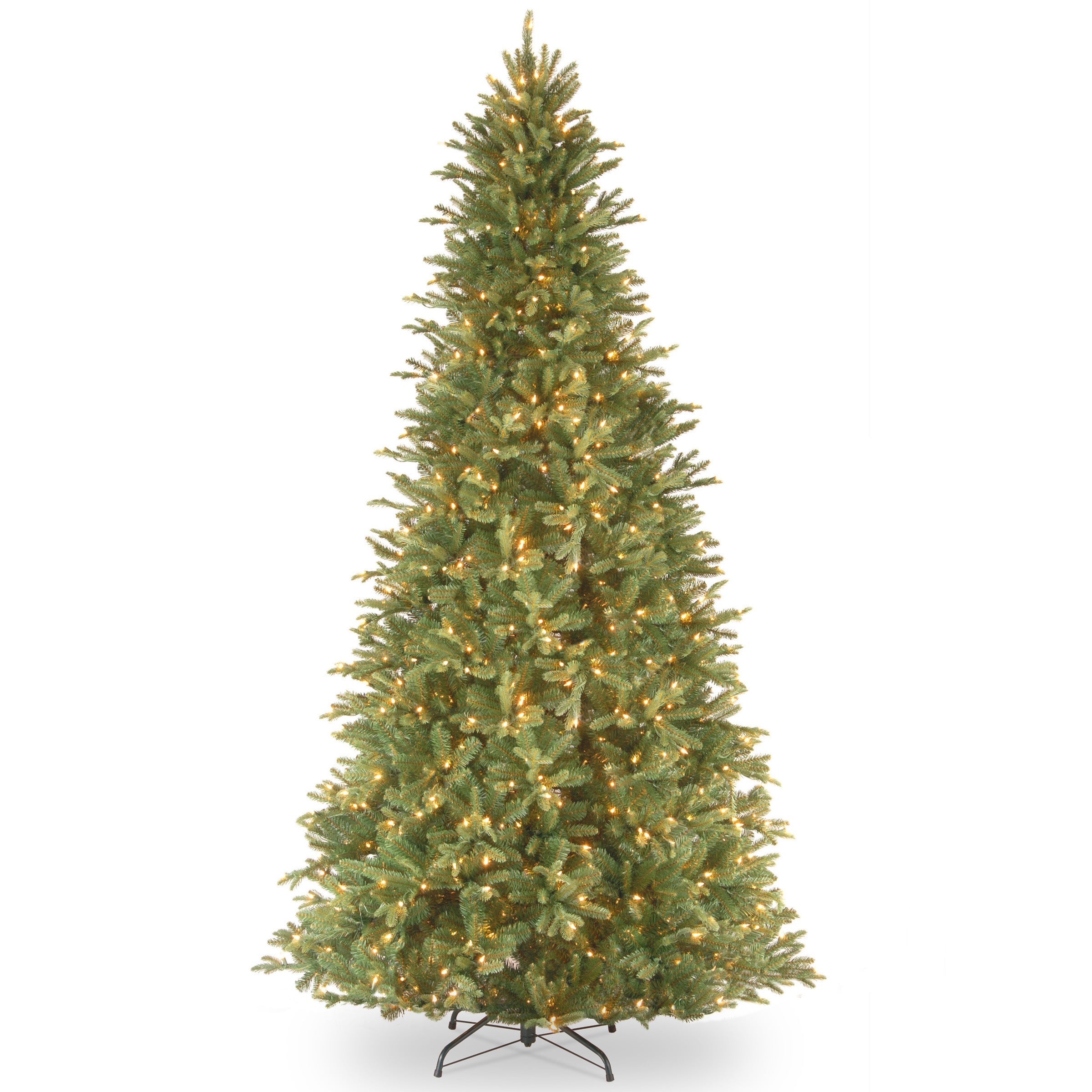 PETF3-304-120.jpg 12 ft. Pre-Lit Tiffany Fir Slim Tree with Clear Lights, Plug-In - Image 1