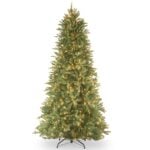 7.5 ft. Pre-Lit Tiffany Fir Slim Tree with Clear Lights, Plug-In