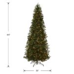9 ft. Pre-Lit Tiffany Fir Slim Tree with Clear Lights - PE Branch Tips, Plug-In - Image 8