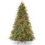 7.5 ft. Pre-Lit Tiffany Fir Tree with Dual Color LED Lights, Plug-In - Image 2