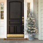 4.5 ft. Pre-Lit Snowy Alpine Fir Tree with LED Lights, Plug-In - Image 2