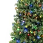 6 ft. Pre-Lit Sagamore Slim Tree with Multi LED Lights, Plug-In - Image 3