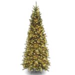 10 ft. Pre-Lit Tiffany Fir Slim Tree with Clear Lights, Plug-In