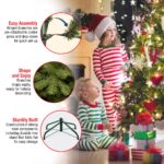 10 ft. Pre-Lit Tiffany Fir Slim Tree with Clear Lights, Plug-In - Image 7